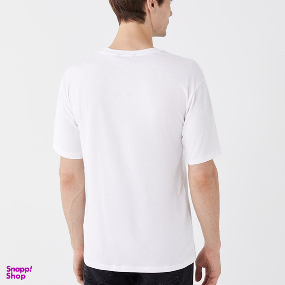 تیشرت آستین کوتاه مردانه ال سی وایکیکی مدل فول پنبه رنگ سفید