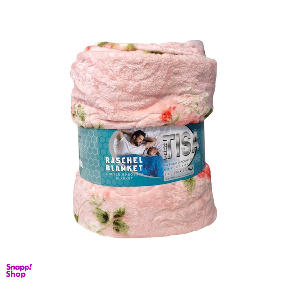 پتو دو نفره سفری تیسا مدل گلدار کد CHL2 سایز 200×220 سانتی متر