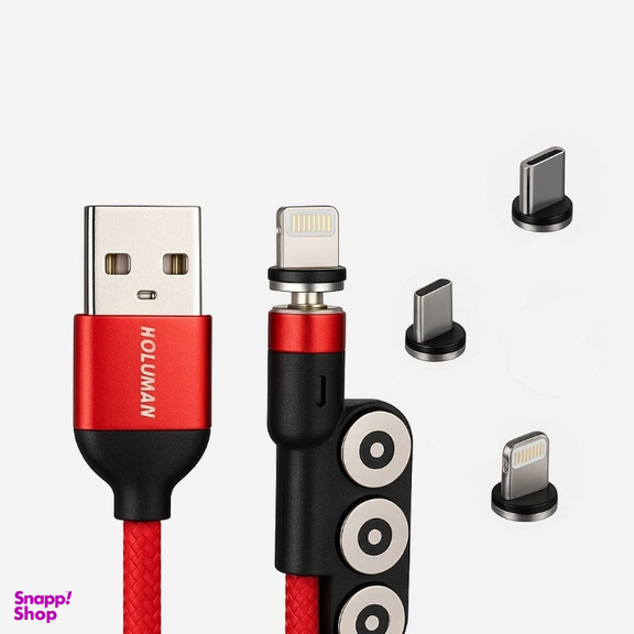 کابل تبدیل USB به Type-C/Lightning کلومن مدل KD_M60 طول 1 متر