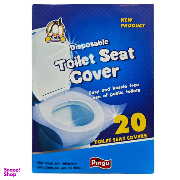 کاور یکبار مصرف توالت فرنگی پینگو مدل Disposable بسته 20 عددی