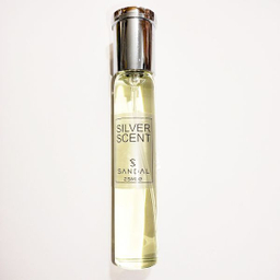 عطر جیبی مردانه صندل مدل سیلور سنت حجم 25 میلی لیتر