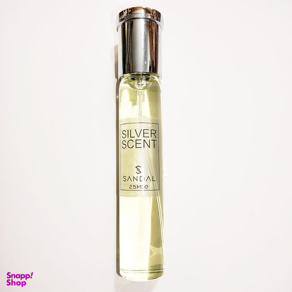عطر جیبی مردانه صندل مدل سیلور سنت حجم 25 میلی لیتر