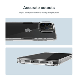 کاور نیلکین مدل Nature TPU Pro مناسب برای گوشی موبایل اپل iPhone 15 Pro Max