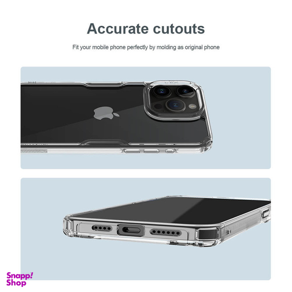 کاور نیلکین مدل Nature TPU Pro مناسب برای گوشی موبایل اپل iPhone 15 Pro Max