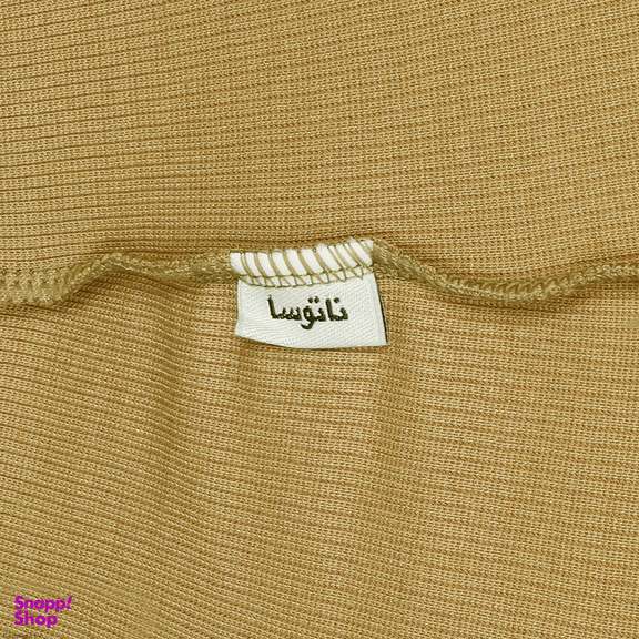 پیراهن زنانه ناتوسا مدل NT836-9 رنگ نسکافه ای