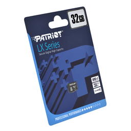 کارت حافظه microSDXC پتریوت مدل LX کلاس 10 استاندارد UHS-I U1 سرعت 80 MBps ظرفیت 32 گیگا بایت