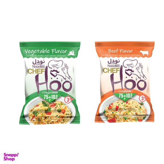 نودل شف هو طعم گوشت و سبزیجات وزن 340 گرم بسته 4 عددی