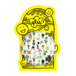 آینه جیبی خندالو طرح کاکتوس مدل تاشو کد 25491