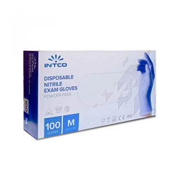 دستکش نیتریل اینتکو بسته 100 عددی سایز M