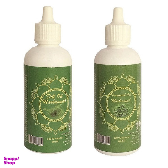 روغن مو مرهم یاب مدل شنبلیله و شوید حجم 80 میلی لیتر مجموعه 2 عددی