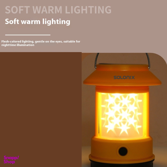 چراغ فانوسی سولونیکس مدل شارژی کد 7998