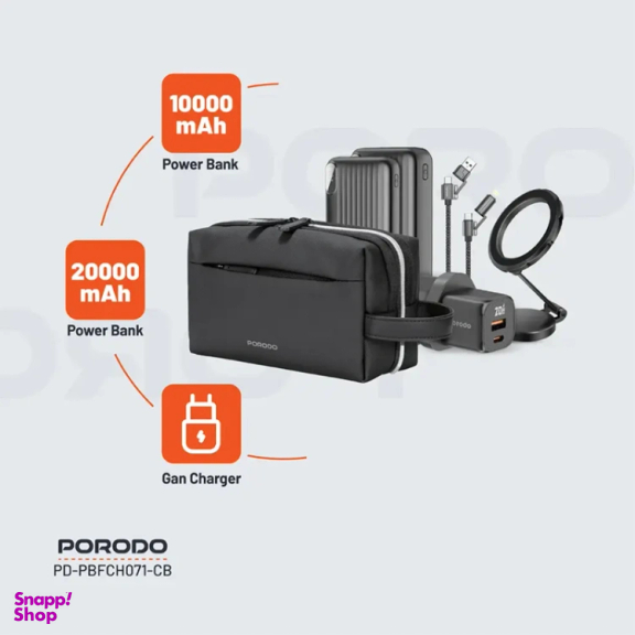 پک 6 در 1 لوازم دیجیتال پرودو مدل Essentials 6 in 1 Ultimate Combo PD-PBFCH071-CB