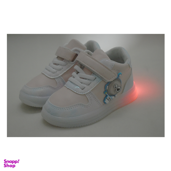 کفش پیاده روی نوزادی مدل چراغدار طرح فضانورد کد C-8342