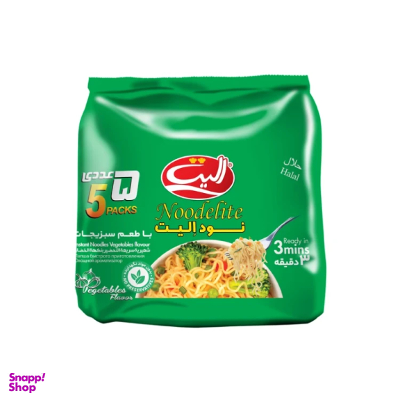 نودل سبزیجات الیت بسته 5 عددی