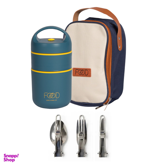 ظرف غذای کودک مدل 2 طبقه دیانا بسته 5 عددی