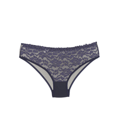 ست شورت و سوتین گیپور فنردار تیریتی سرمه‌ای کد 950