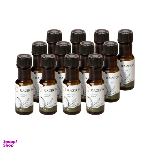 روغن زیتون فرابکر پریمیوم رزبن حجم 20 میلی لیتر بسته 12 عددی