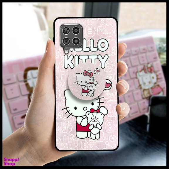 کاور دکین مدل Rikki طرح Tedy مناسب برای گوشی موبایل سامسونگ Galaxy F62 / M62 به همراه پاپ سوکت
