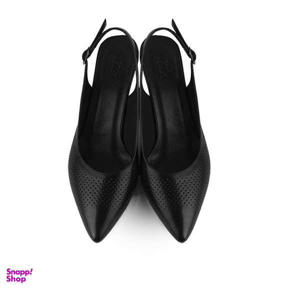 کفش رسمی زنانه چرم آگوست مدل B 110066 رنگ مشکی