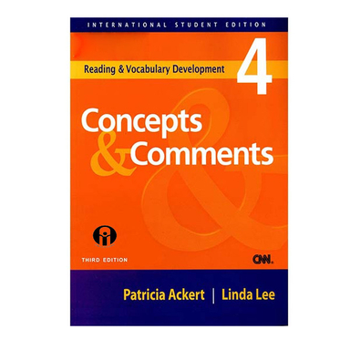 کتاب Concepts and Comments 4 اثر Patricia Ackert and Linda Lee انتشارات الوند پویان به همراه سی دی