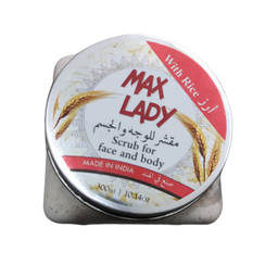 اسکراب لایه بردار پوست مکس لیدی مدل Rice حجم 300 میلی لیتر