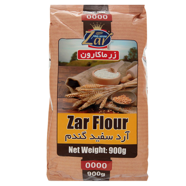 آرد سفید زر ماکارون وزن ۹۰۰ گرم