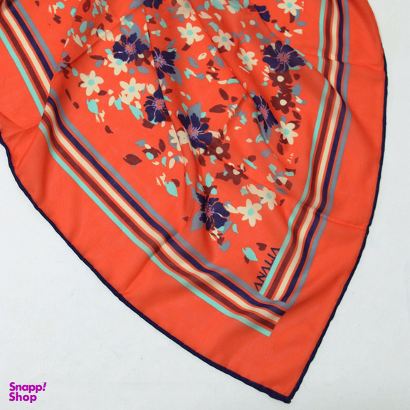 روسری زنانه آنالیا مدل نخی خنک تابستانی طرح گل ریز کد ana-5026