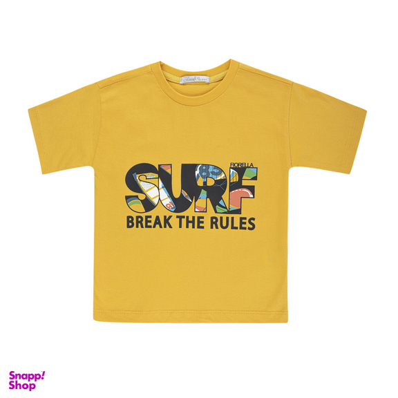 ست تیشرت و شلوارک پسرانه فیورلا مدل surf کد 35034-45043