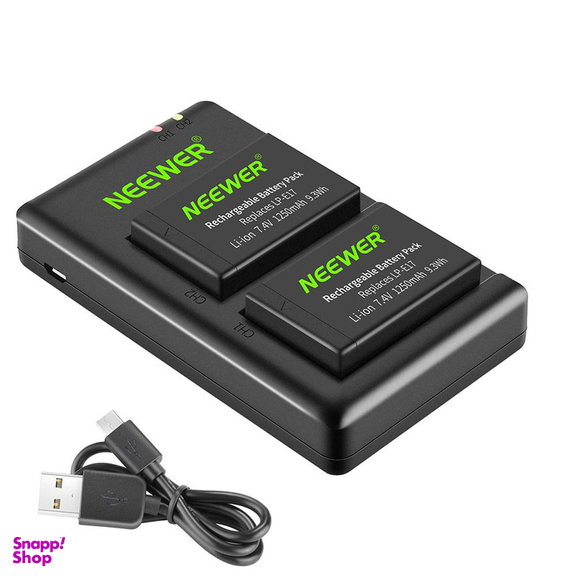 شارژر باتری دوربین نیویر مدل Two Pack Set E17
