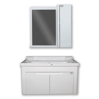 فول ست روشویی کابینتی مروا کابین مدل تانیا 80 مروارید سایز 80×49 سانتی متر