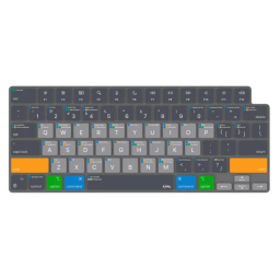 محافظ کیبورد جی سی پال مدل VerSkin Apple MacOS Shortcut Keybaord