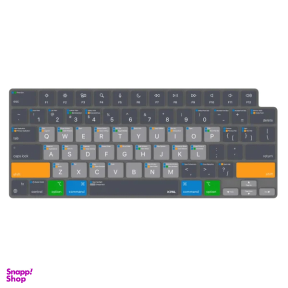 محافظ کیبورد جی سی پال مدل VerSkin Apple MacOS Shortcut Keybaord