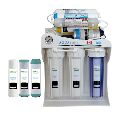 دستگاه تصفیه کننده آب آکوآ اسپرینگ مدل NF SF4400 به همراه فیلتر مجموعه 3 عددی
