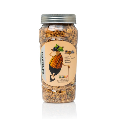 گرانولا مویز و بادام درختی درین کام وزن 350 گرم