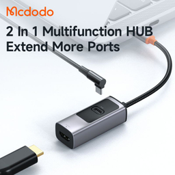 هاب 2 پورت USB-C مک دودو مدل HU-1130