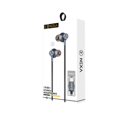 هندزفری باسیم نکسا مدل F53 TYPE-C طول 1.2 متر