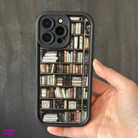 قاب گوشی موبایل فشن مدل کتابخانه مناسب اپل iPhone 16 Pro Max