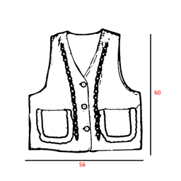 جلیقه رسمی زنانه مدل 66 رنگ قهوه ای