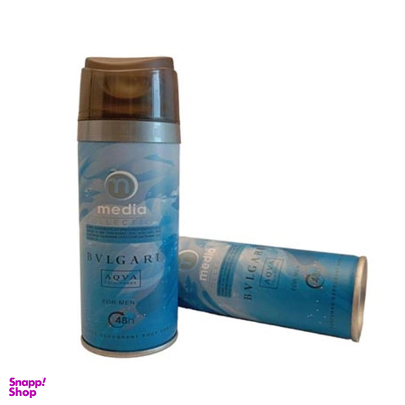 اسپری بدن مردانه مدیا مدل Bvlgari حجم 200 میلی لیتر