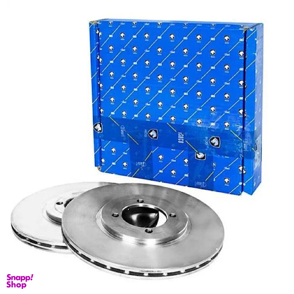 دیسک ترمز چرخ جلو ایساکو مناسب پژو 405 و پژو پارس مجموعه 2 عددی