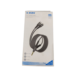 کابل Jack 3.5mm به Lightning/Type-C ایکس کین کد XK-AUX115 طول 1.2 متر