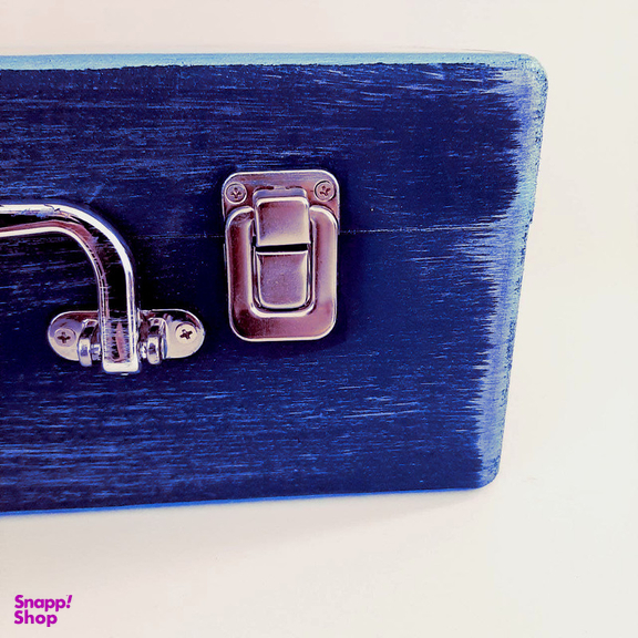 جعبه هدیه چوبی مدل چمدان طرح خطاطی کد WS128