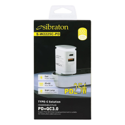 شارژر دیواری 25 وات سیبراتون مدل SW2225C PD به همراه کابل USB-C