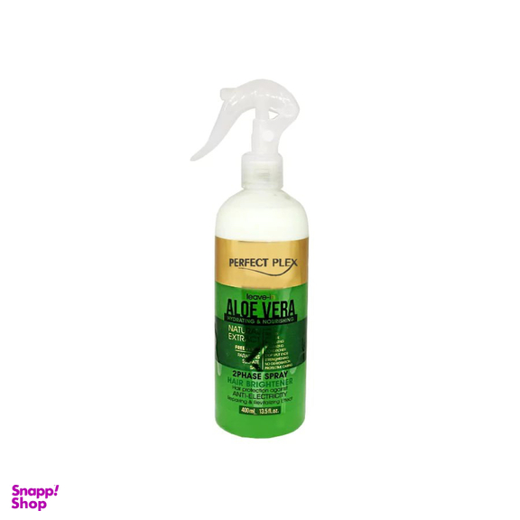 اسپری دو فاز مو پرفکت پلکس مدل Aloevera حجم 400 میلی لیتر