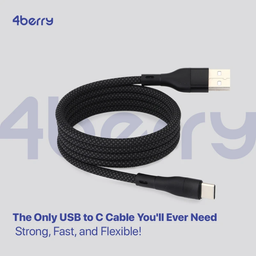 کابل تبدیل USB به Type-C فوربری مدل Magnetic KS-AC01-18W طول 1 متر