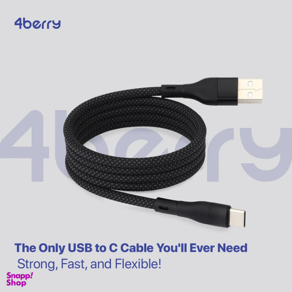 کابل تبدیل USB به Type-C فوربری مدل Magnetic KS-AC01-18W طول 1 متر