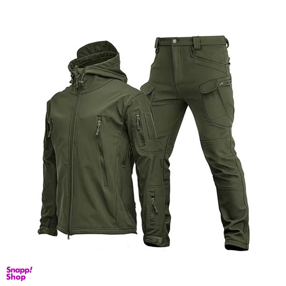 ست کاپشن و شلوار 5.11 مدل تاکتیکال رنگ سبز