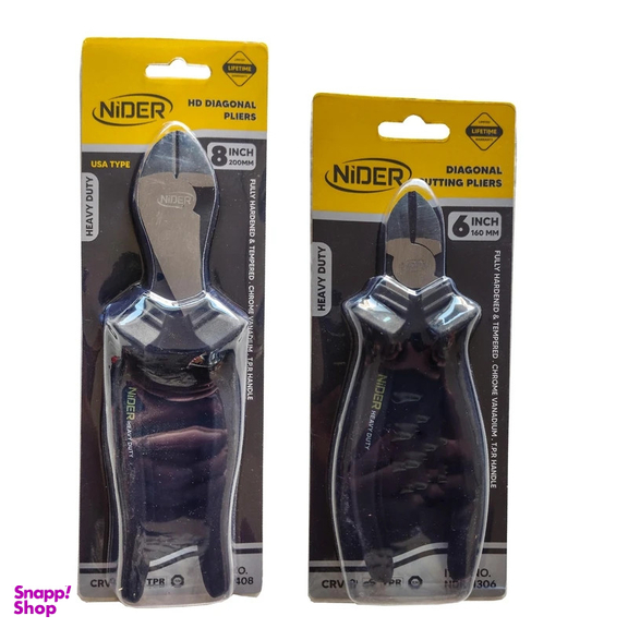 انبر سیم چین نیدر مدل AJ-NDR-09 سایز 8 اینچ مجموعه 2عددی