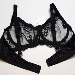 ست شورت و سوتین زنانه کارنا رز مدل فنردار کد 5168 رنگ مشکی