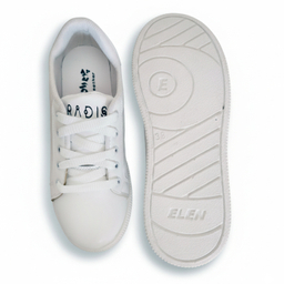 روزمره زنانه چرم راديس مدل امزی کد 686-GN سفید